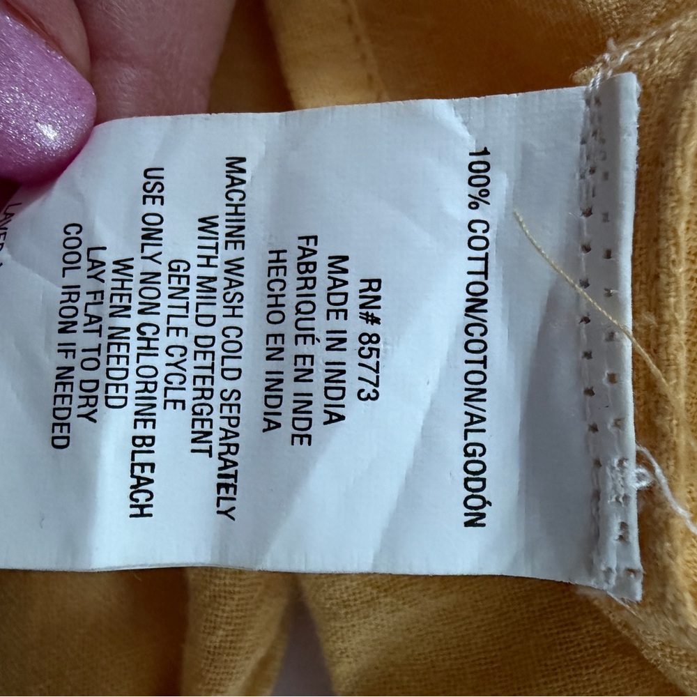 O’Neill Belizin Yellow Cover-Up | Size M | NWT - Picture 7 of 16